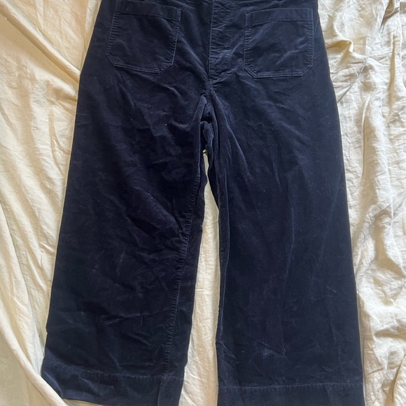 Anthropologie Maeve The Colette Black Corduroy Pants Size 34 - Picture 2 of 3